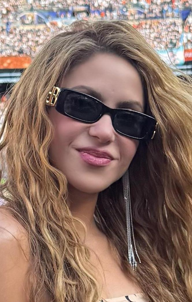 Shakira en la final del Mundial. 