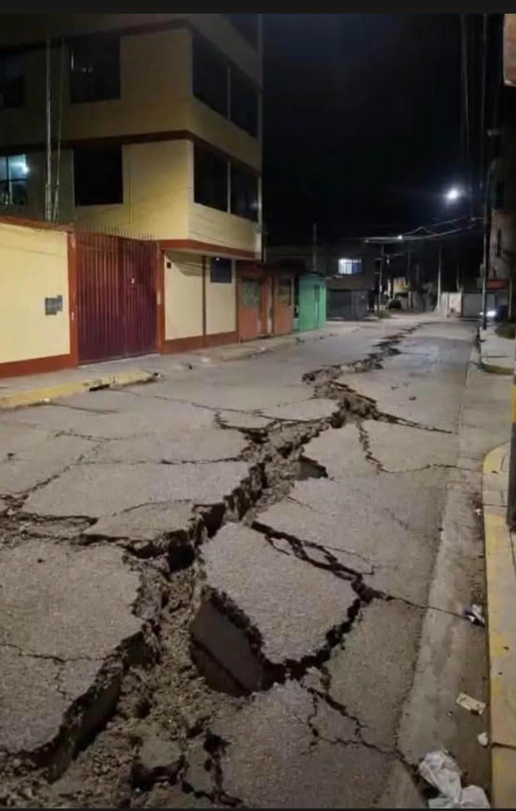 Terremoto en Perú. 