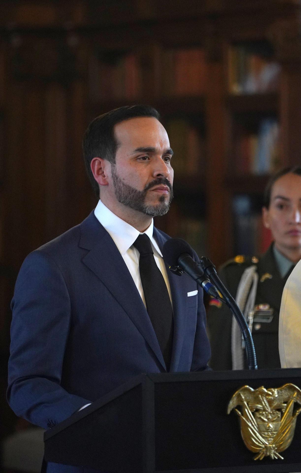 Abelardo De La Espriella, durante su intervención en la tarde de este miércoles.