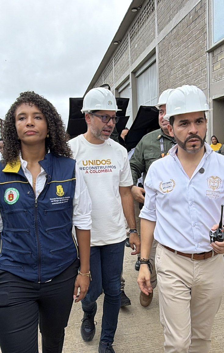 La Gobernadora del Chocó, Nubia Carolina Córdoba-Curi, y el Presidente Abelardo De La Espriella.