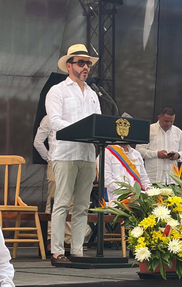 El Presidente de la República, Abelardo De La Espriella.