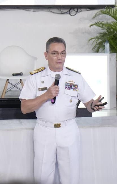 Vicealmirante Carlos Oramas, Comandante Fuerza Naval del Caribe.