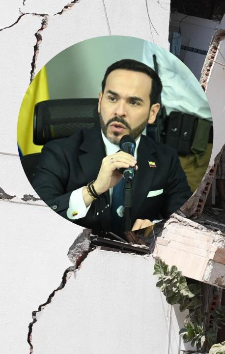 Presidente Abelardo De La Espriella entrega balance de muertos y heridos por terremoto.