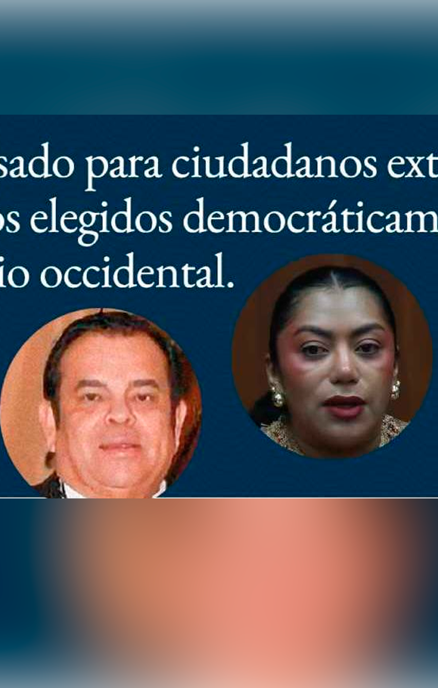 Comunicado de Departamento de Estado / Euclides Torres y Martha Peralta.