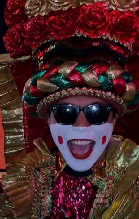 Danza del Congo Grande abrió el desfile en el Macondo Park, la residencia de Shakira. 