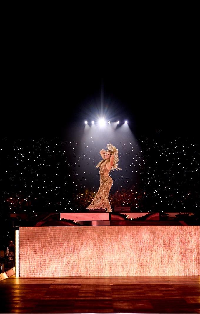 Shakira cantó todos sus éxitos. 