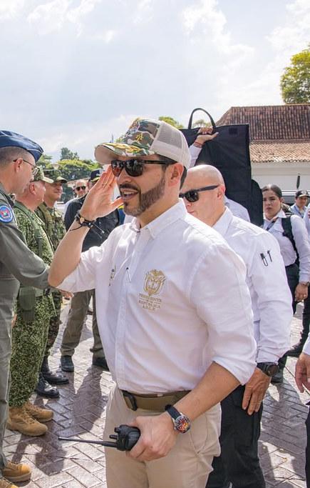 El Presidente Abelardo De La Espriella.