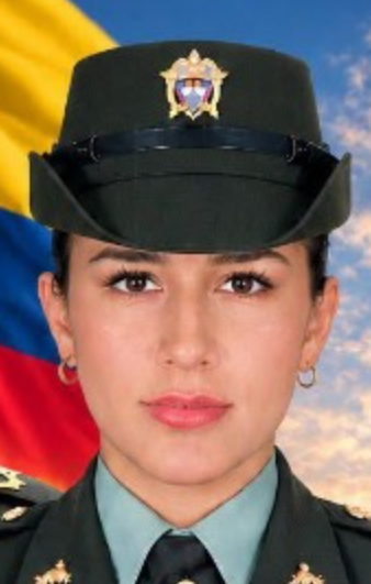 Mayor Fredy Alexis Russi González y los patrulleros Erica Tatiana Monroy Hurtado, Edison Yesid Medina Traslaviña. 