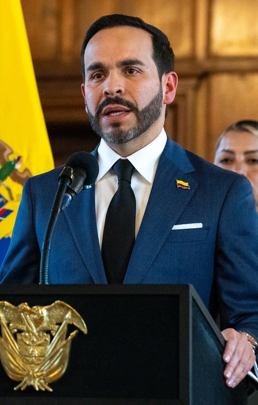 El Presidente Abelardo De La Espriella.