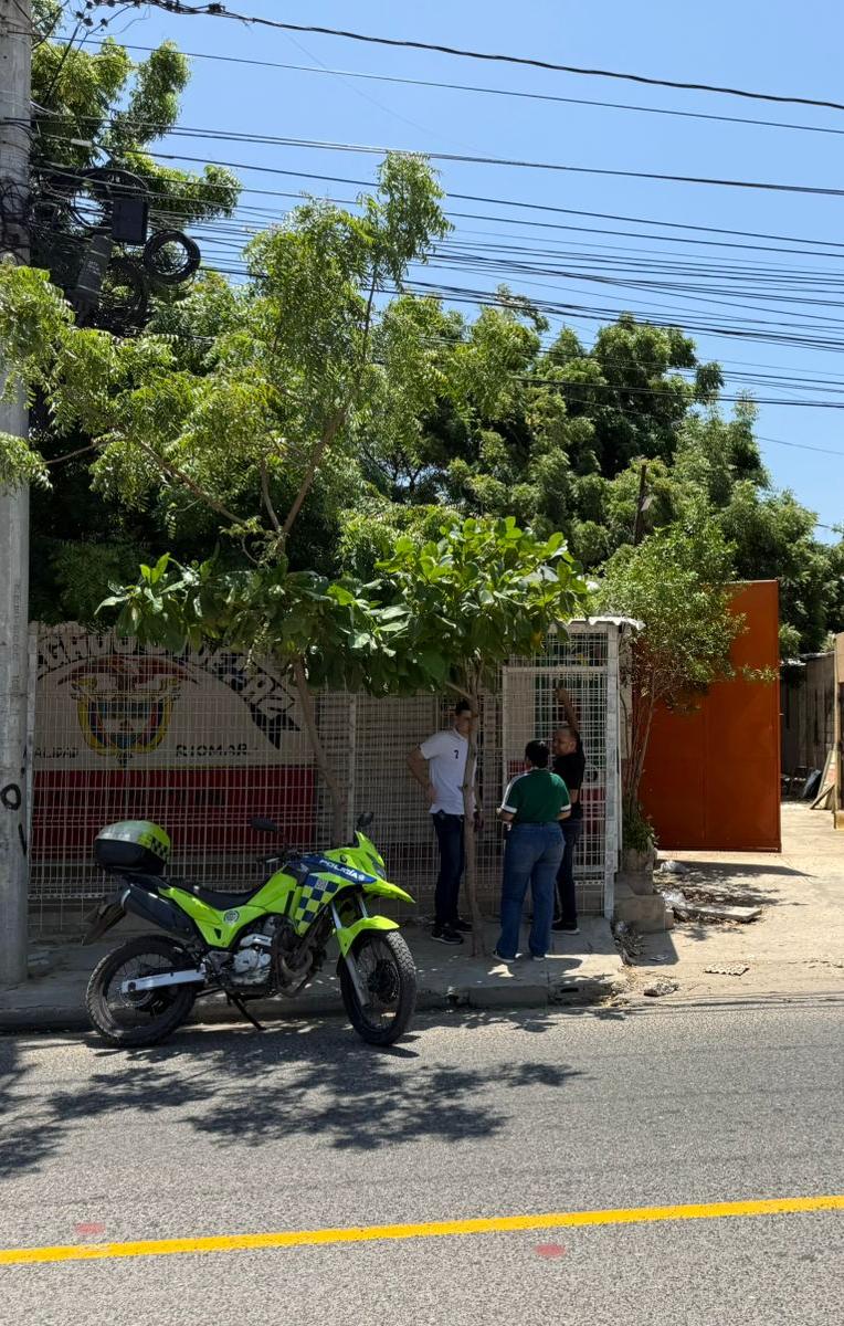 Bodega donde se registró el robo. 