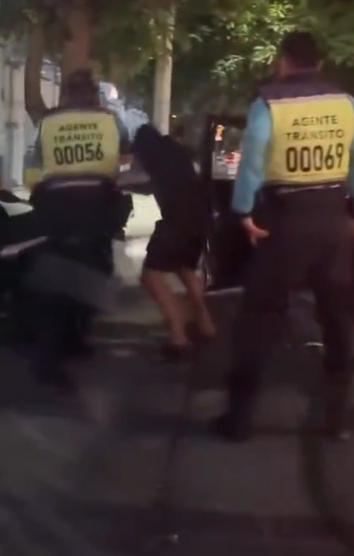 Momento de la agresión.