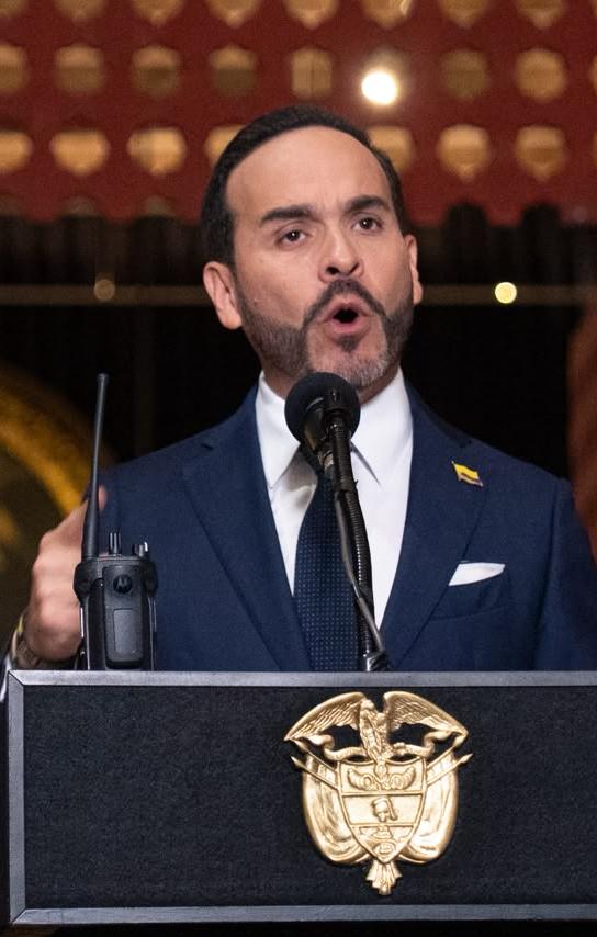 El Presidente de la República, Abelardo De La Espriella.
