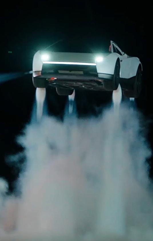 El deportivo eléctrico Roadster.