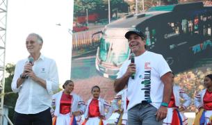 El gobernador Eduardo Verano y el alcalde Alejandro Char.