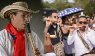 Pedro 'Ramayá' y cañamilleros en su sepelio