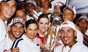 Celebración de Junior en 2004.