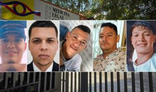 Cinco de los cobradiarios asesinados en lo corrido del año. 