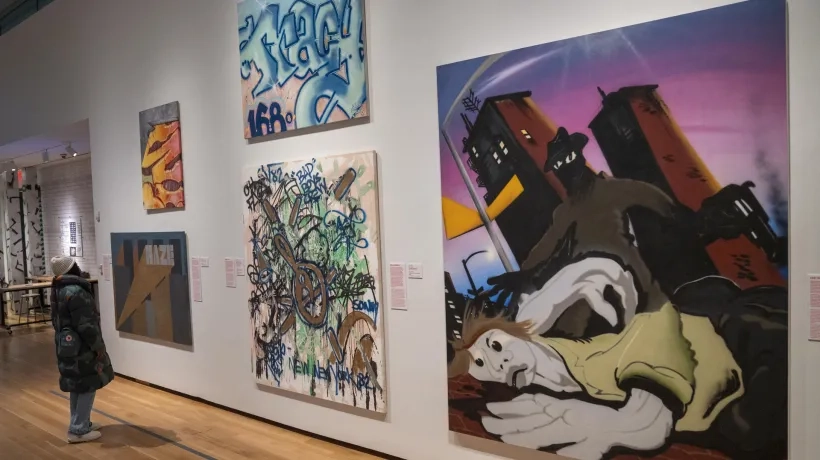 Exposición 'Above Ground: Art from the Martin Wong Graffitti Collection', en el Museo de la Ciudad de Nueva York. 