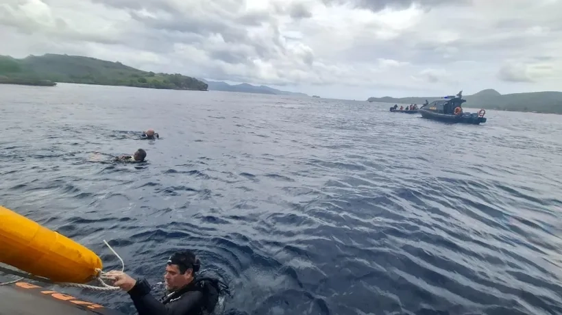 Aguas de la isla de Padar, al este de Bali.