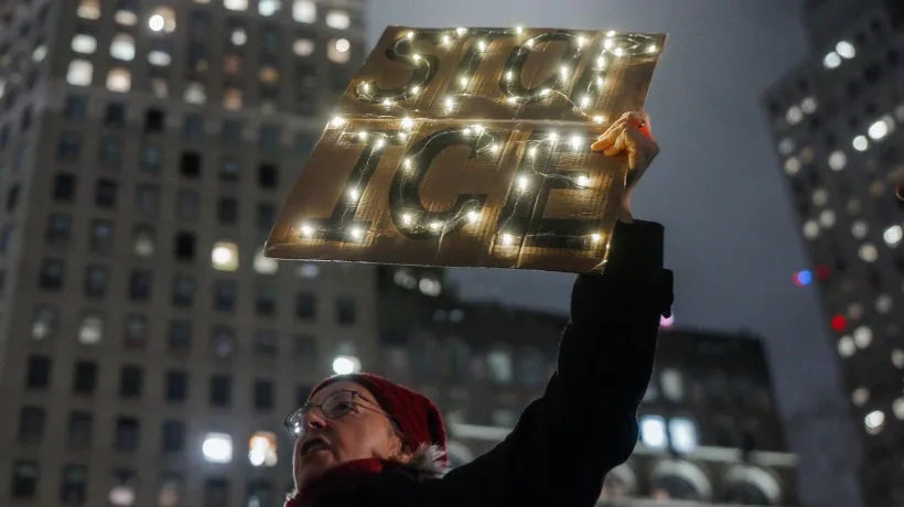 Protestas en Nueva York.