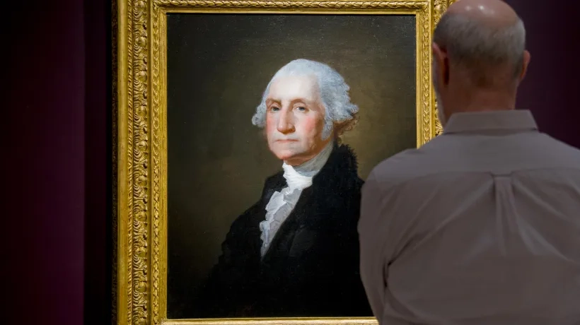 Retrato de George Washington.