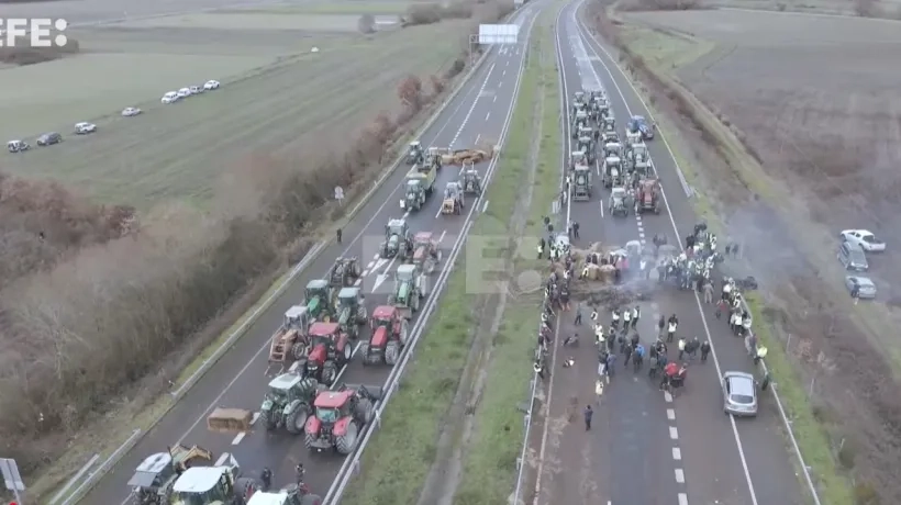 Protestas de agricultores.
