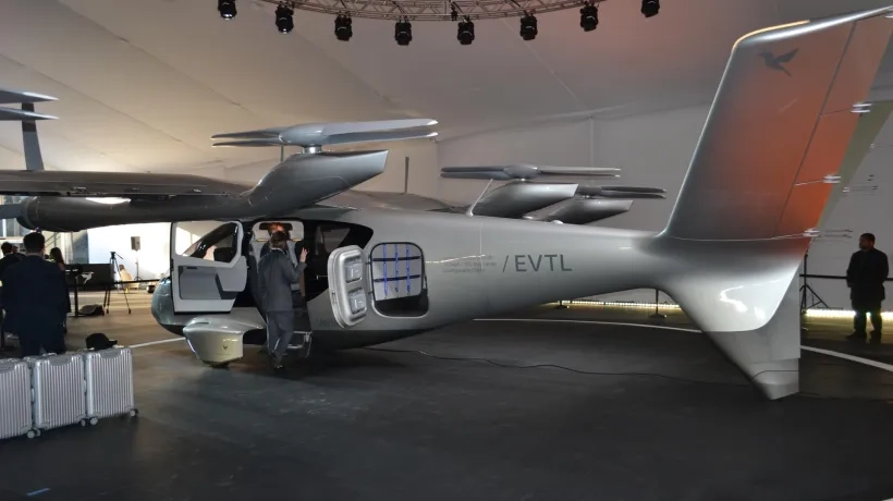 Taxi volador eléctrico.