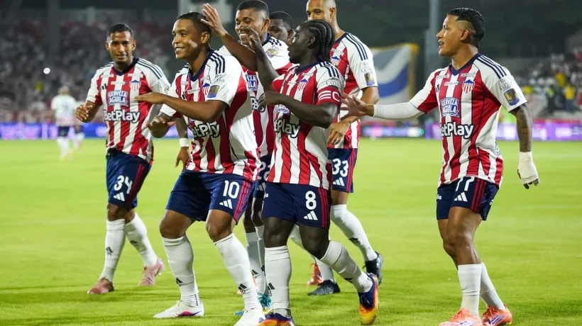 Celebración del gol de Luis Fernando Muriel