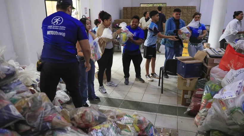 Ayudas humanitarias en Montería.