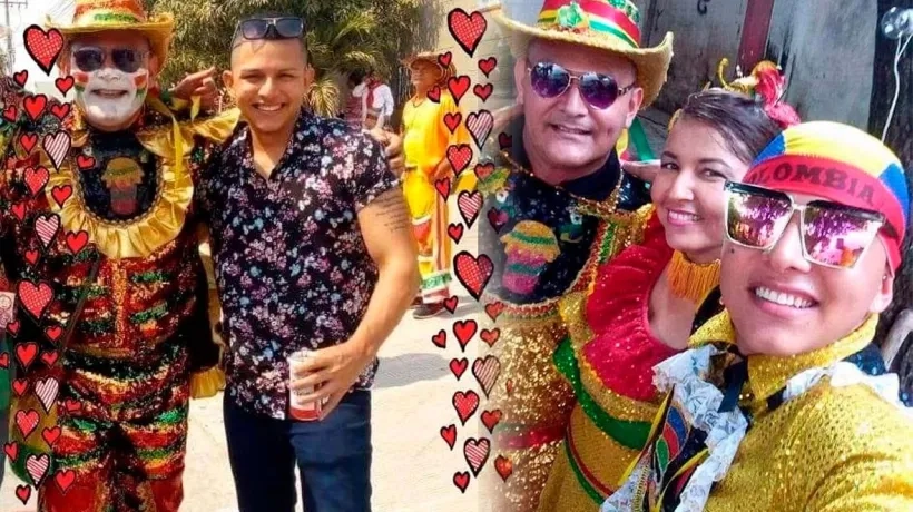 Adolfo Maury con su hijo Kevin