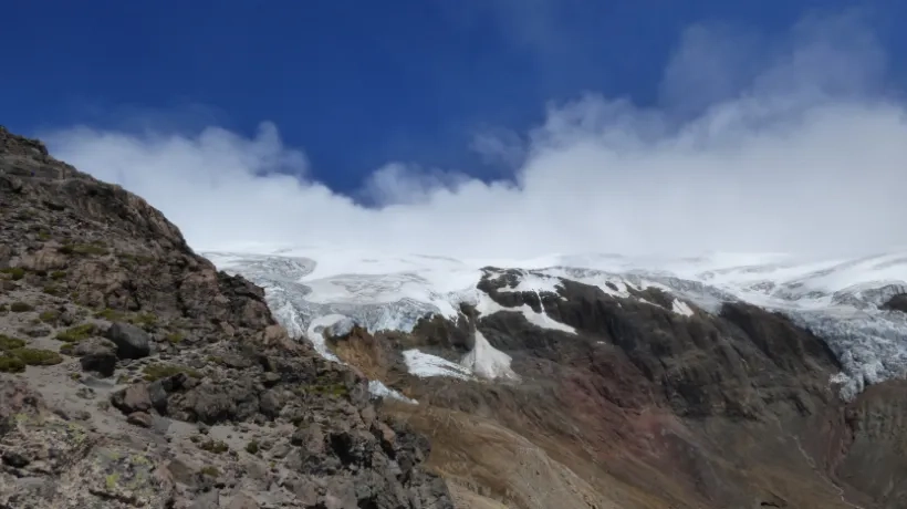 Glaciares en Ecuador.