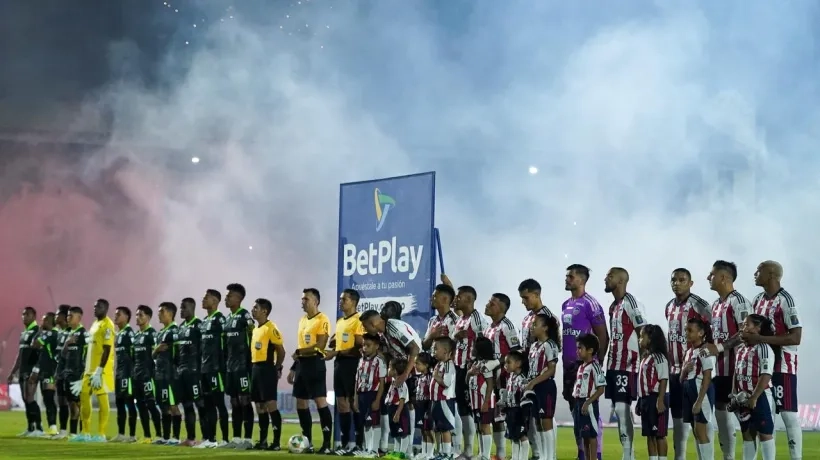 Ambiente de fiesta previo al partido Junior Vs Nacional 