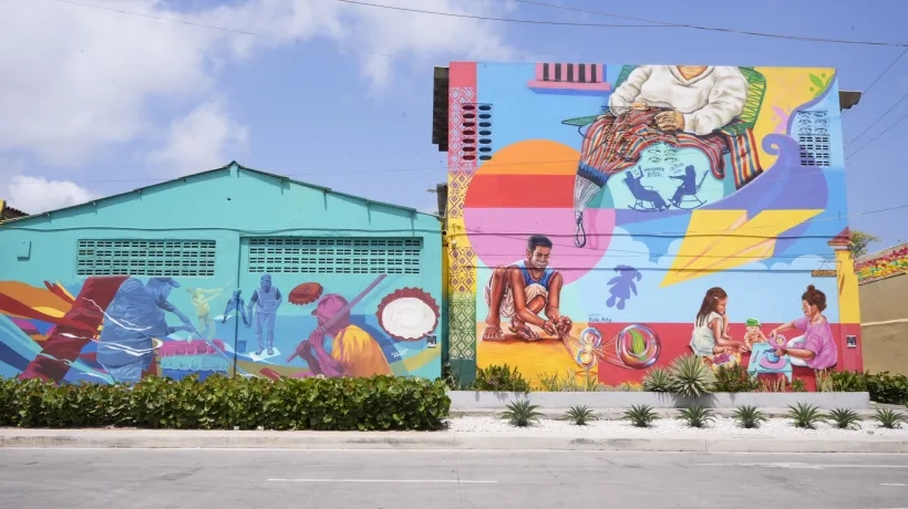 Cada esquina de Barranquilla está llena de arte. 
