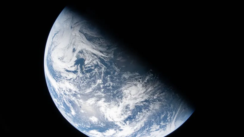 En esta imagen de la Tierra tomada por la tripulación de Artemis II