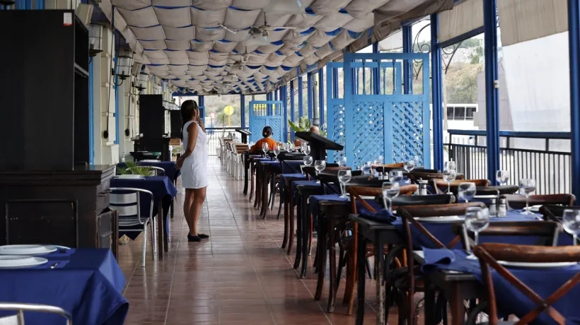 Un restaurante en La Habana (Cuba).