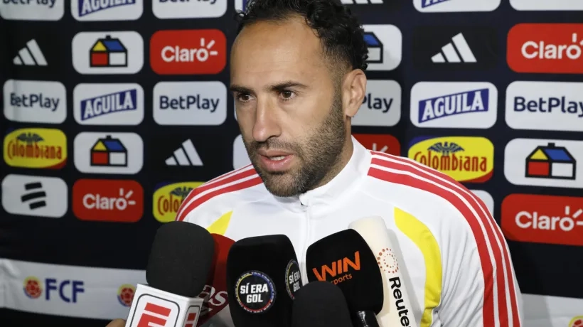 El portero de la selección colombiana de fútbol David Ospina. 