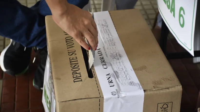 Imagen de referencia de votación.