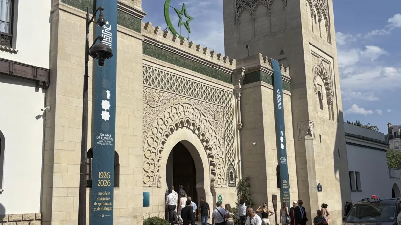 Vista de la Gran Mezquita de París este miércoles.
