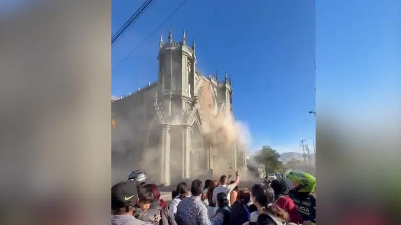 Momento del terremoto en Pereira. 