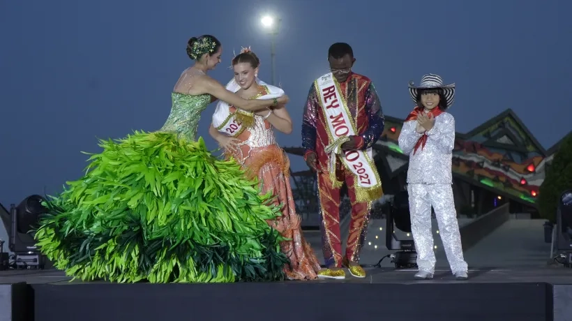 Imposición de bandas a la monarquía real del carnaval de Barranquilla 2027.