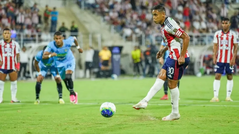 El penal fallado por Luis Fernando Muriel.
