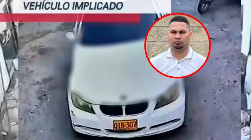 El vehículo implicado y alias 'Kleiver'.