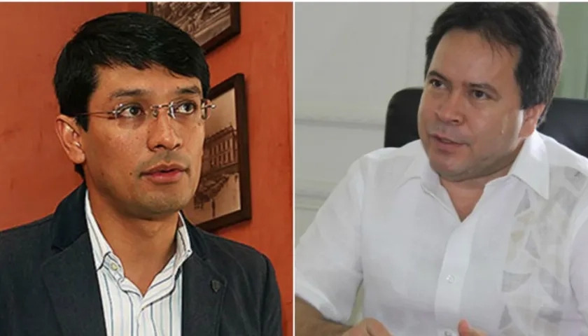 Camilo Romero, gobernador de Nariño, y William Villamizar, gobernador de Norte de Santander.