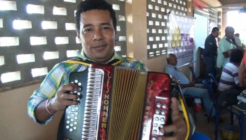 Juan David 'El Pollito' Herrera, rey vallenato de 1996.