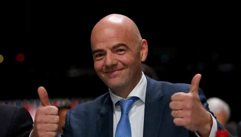 Gianni Infantino, presidente de la FIFA.