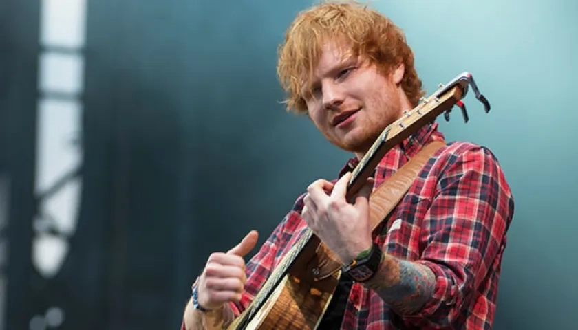 El músico Ed Sheeran.