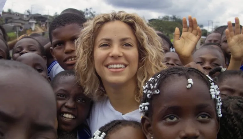 La cantante Shakira.
