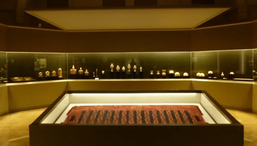 El tesoro lo componen 122 piezas de oro. 