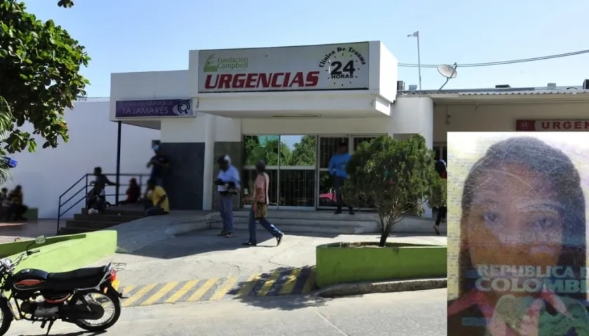 Milena De Alba Freyle, la mujer agredida a machete por su marido en Malambo.