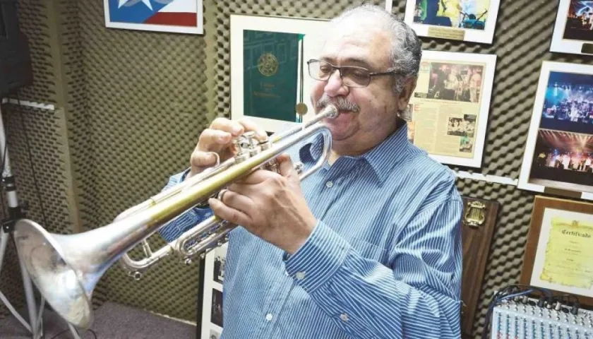 El trompetista Elías Lopés.